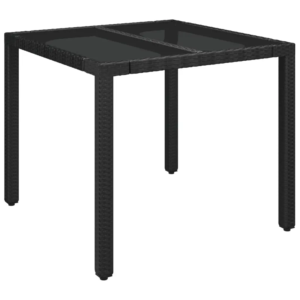 Black 5-Piece Garden Dining Set