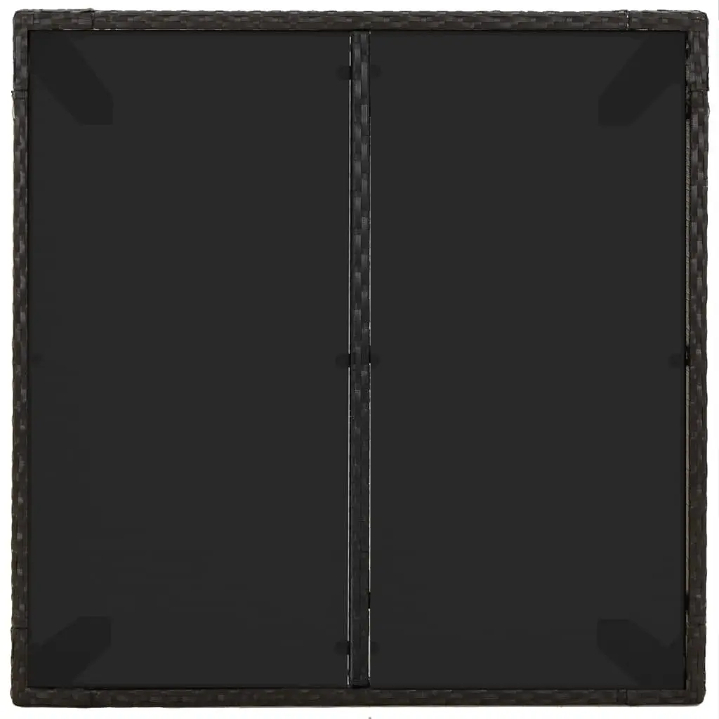 Black 5-Piece Garden Dining Set