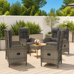 Detailed Specifications of 5-Piece Garden Dining Set