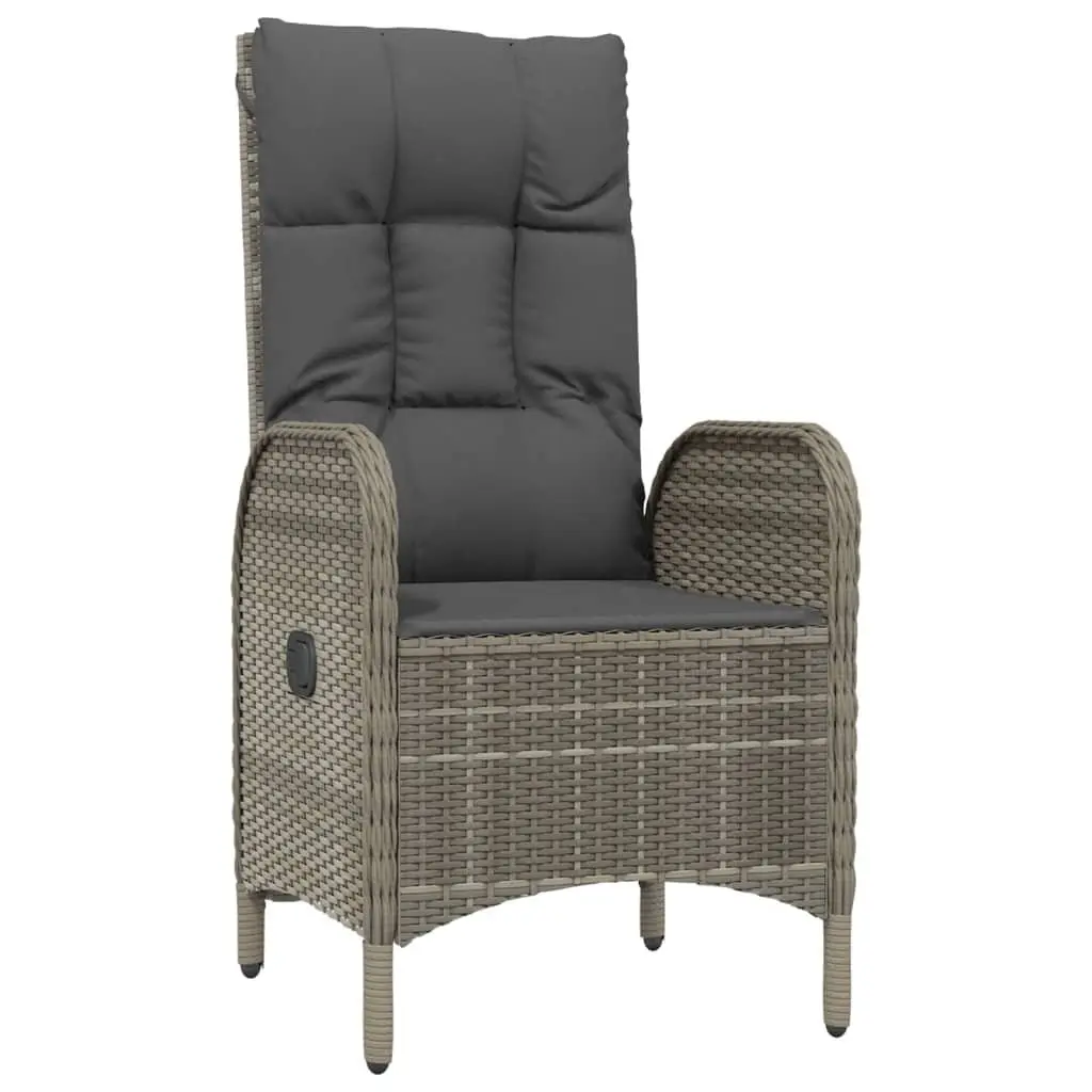 3 Piece Grey Garden Dining Set