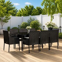 9 Piece Garden Dining Set Specifications and Details