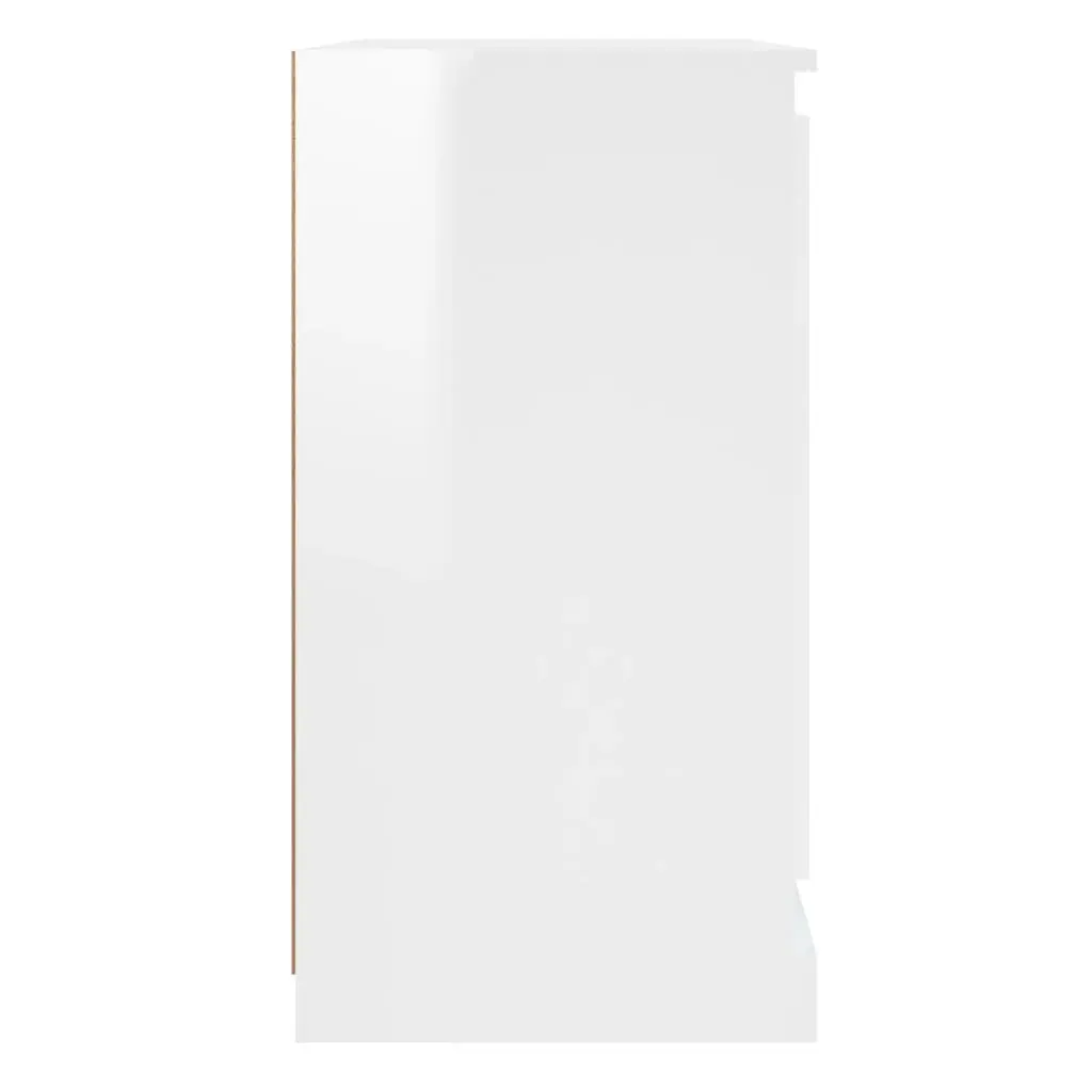 2 High Gloss White Sideboards