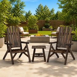 3 Piece Garden Lounge Set: Dimensions & Features Overview