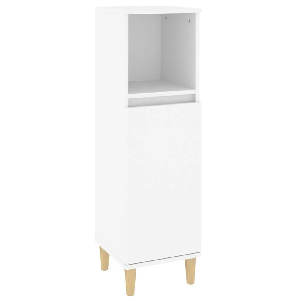 3 Piece Bathroom Furniture Set White Storage Cabinet Vanity Unit Sink Basin