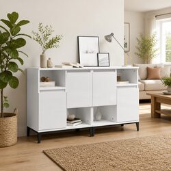 Specifications of High Gloss White Storage Cabinets