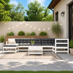 8-Piece Modular Outdoor Lounge Set Specifications