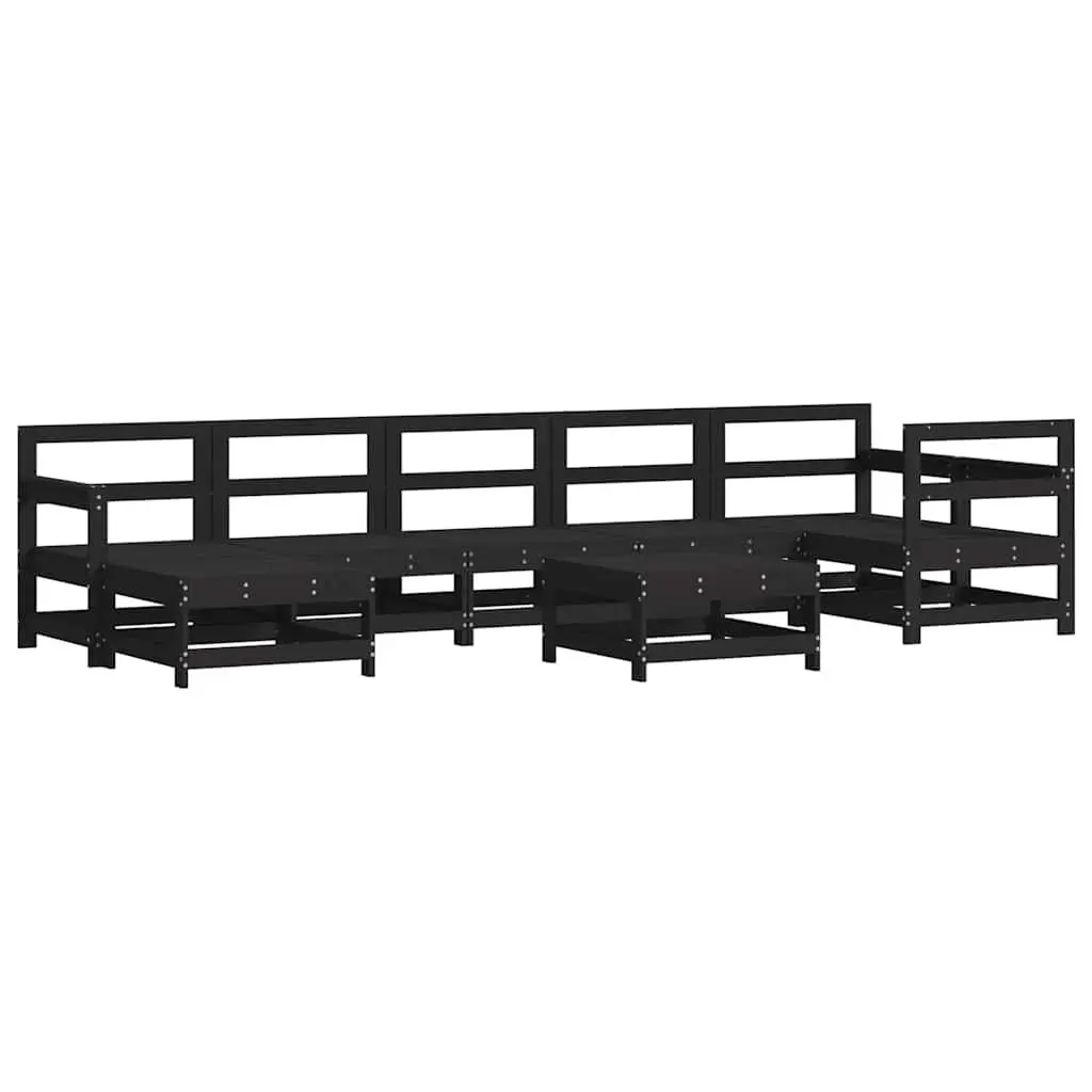 8-Piece Modular Outdoor Lounge Set with Cushions