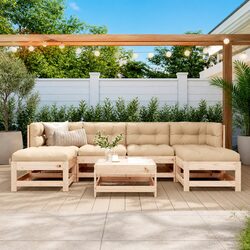 7 Piece Garden Lounge Set: Specs and Features