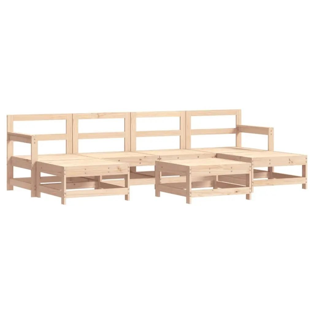 Garden Lounge Set 7 Piece Outdoor Furniture Patio Sofa with Cushions