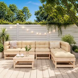 Specifications of the 7 Piece Garden Lounge Set with Cushions
