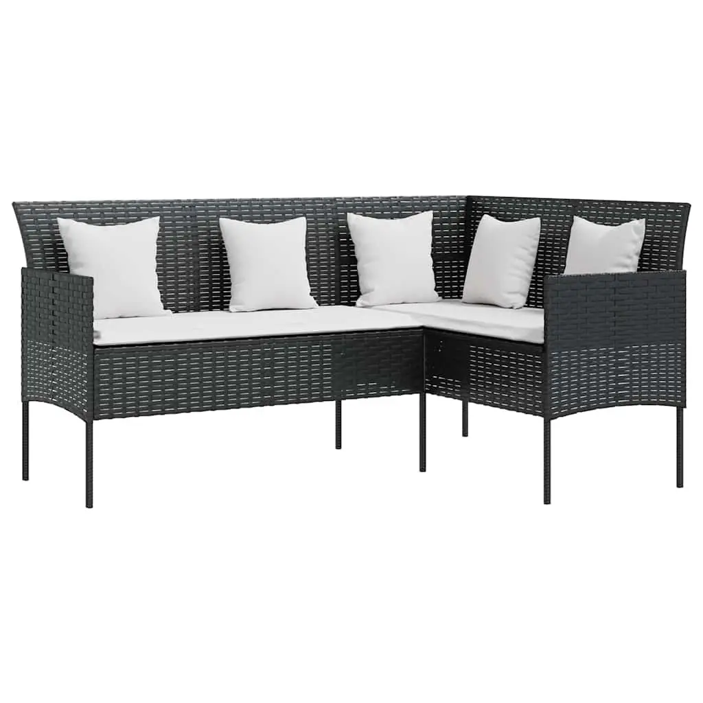5 Piece L-Shaped Outdoor Sofa Set