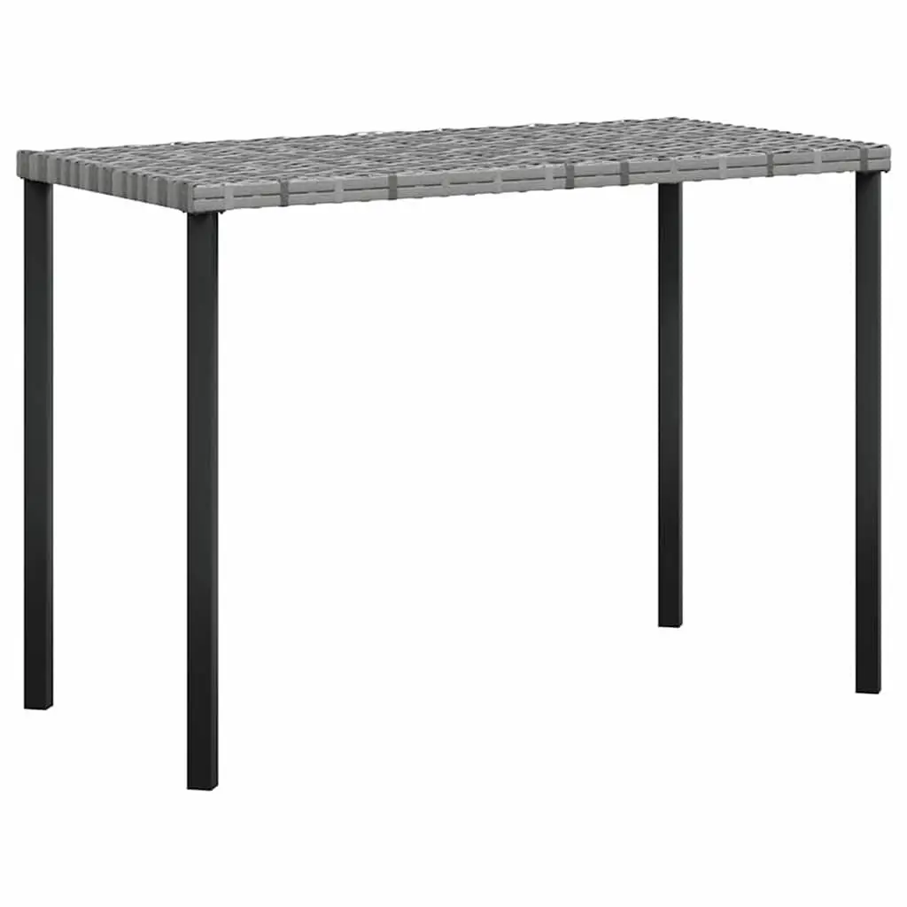 L-Shaped Outdoor Sofa Set Garden Patio 5 Piece Grey