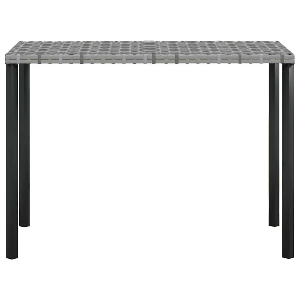 L-Shaped Outdoor Sofa Set Garden Patio 5 Piece Grey