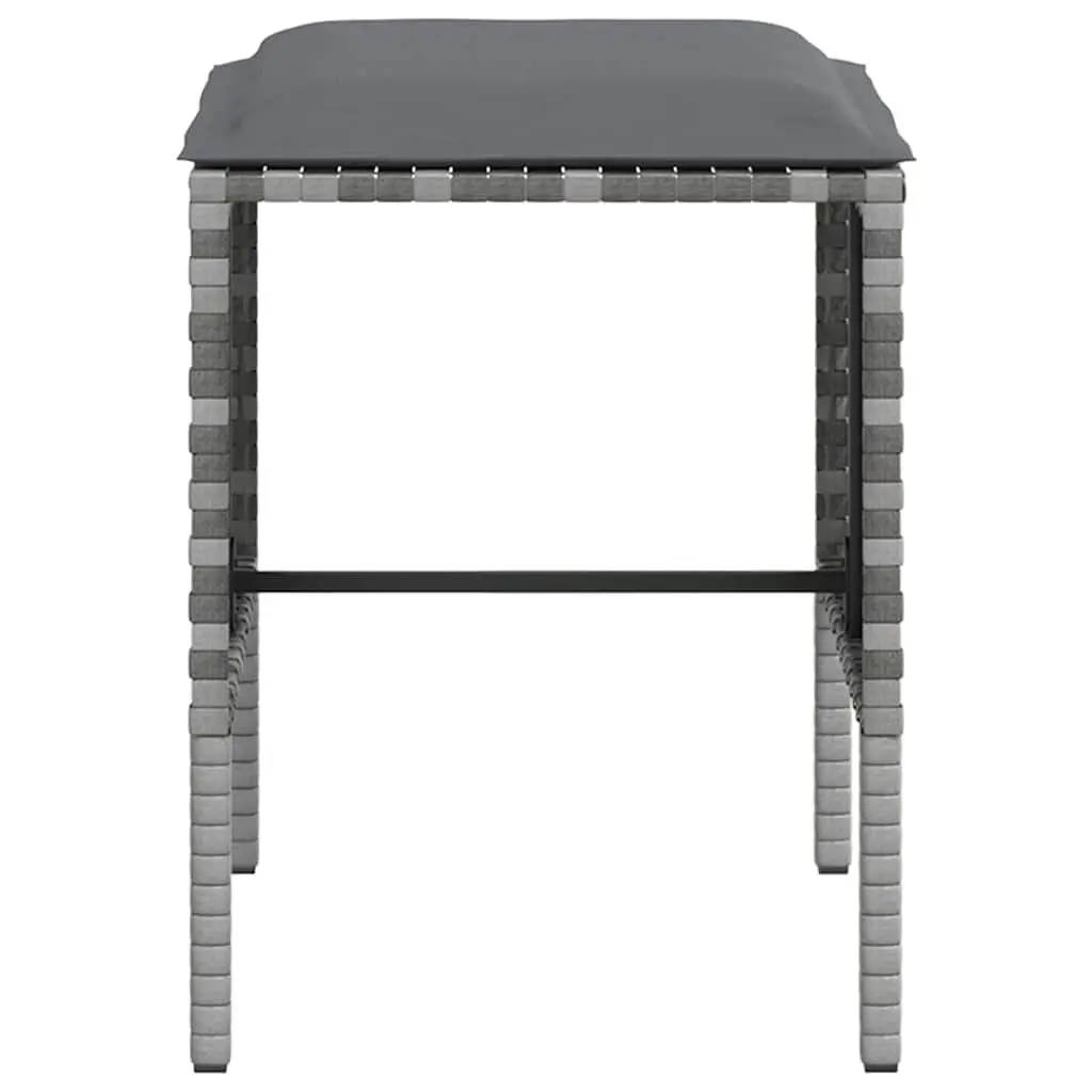 L-Shaped Outdoor Sofa Set Garden Patio 5 Piece Grey