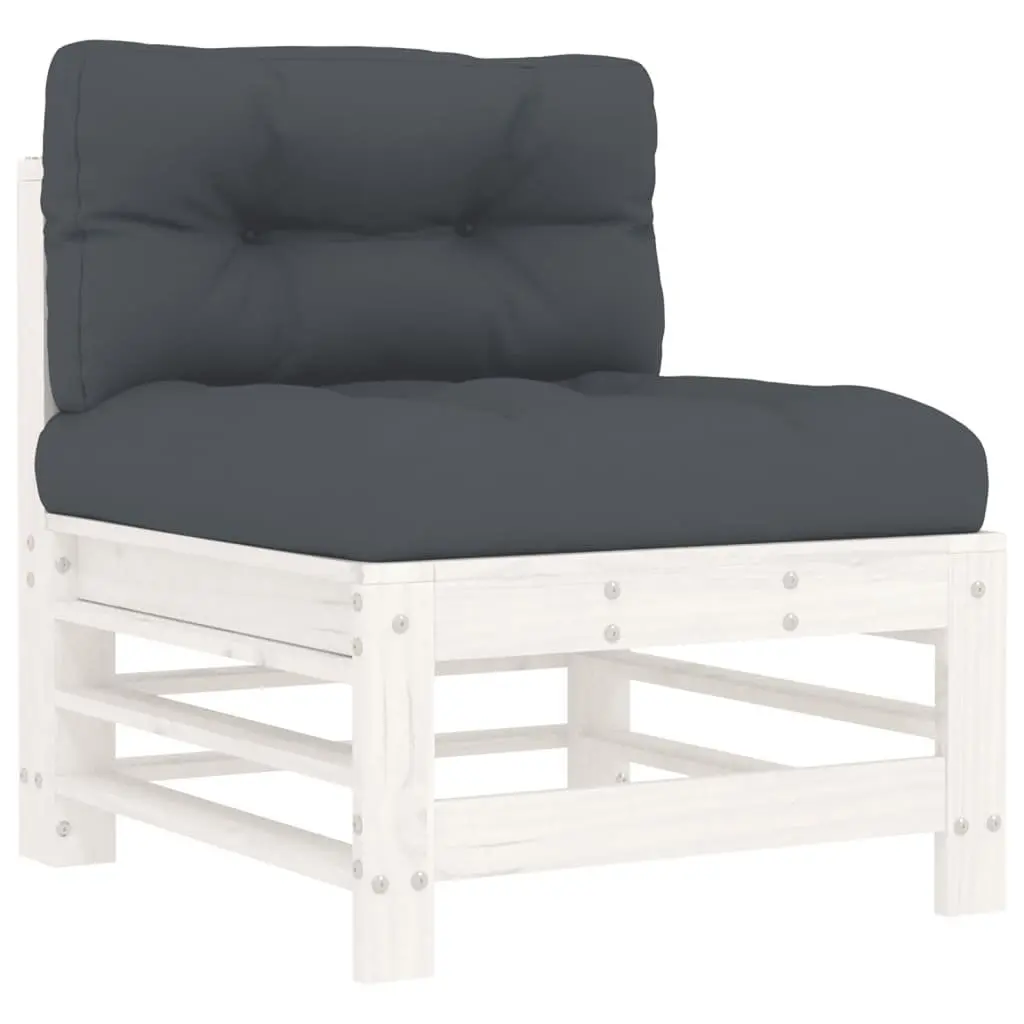 10-Piece White Patio Lounge Set
