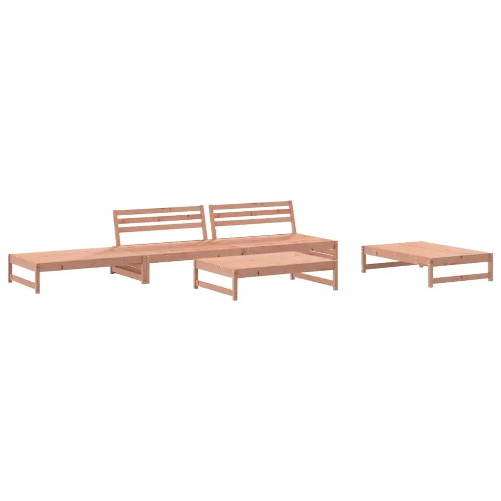5 Piece Garden Lounge Set with Cushions Outdoor Patio Furniture