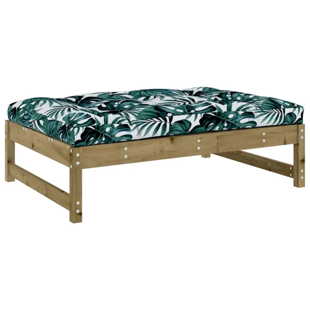 Garden Lounge Set Outdoor Furniture 6 Piece Impregnated Pine Wood with Cushions