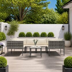 Specifications of 7 Piece Garden Lounge Set in Grey
