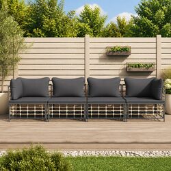 Specifications of the 4-Piece Garden Lounge Set