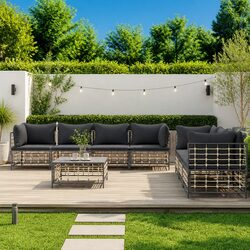 8-Piece Garden Lounge Set: Specs and Features