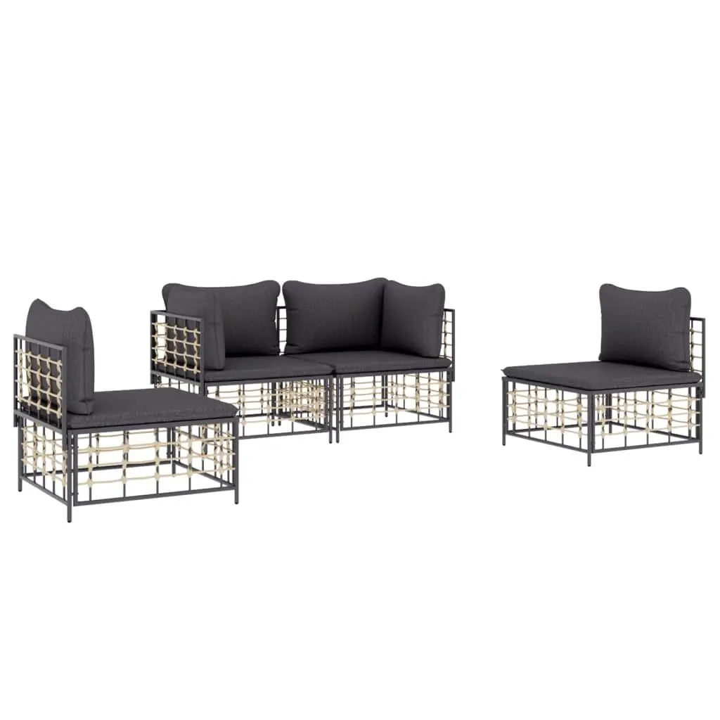 4-Piece Garden Lounge Set