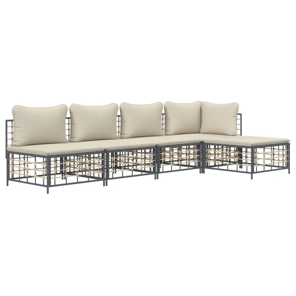 5-Piece Modular Garden Lounge Set