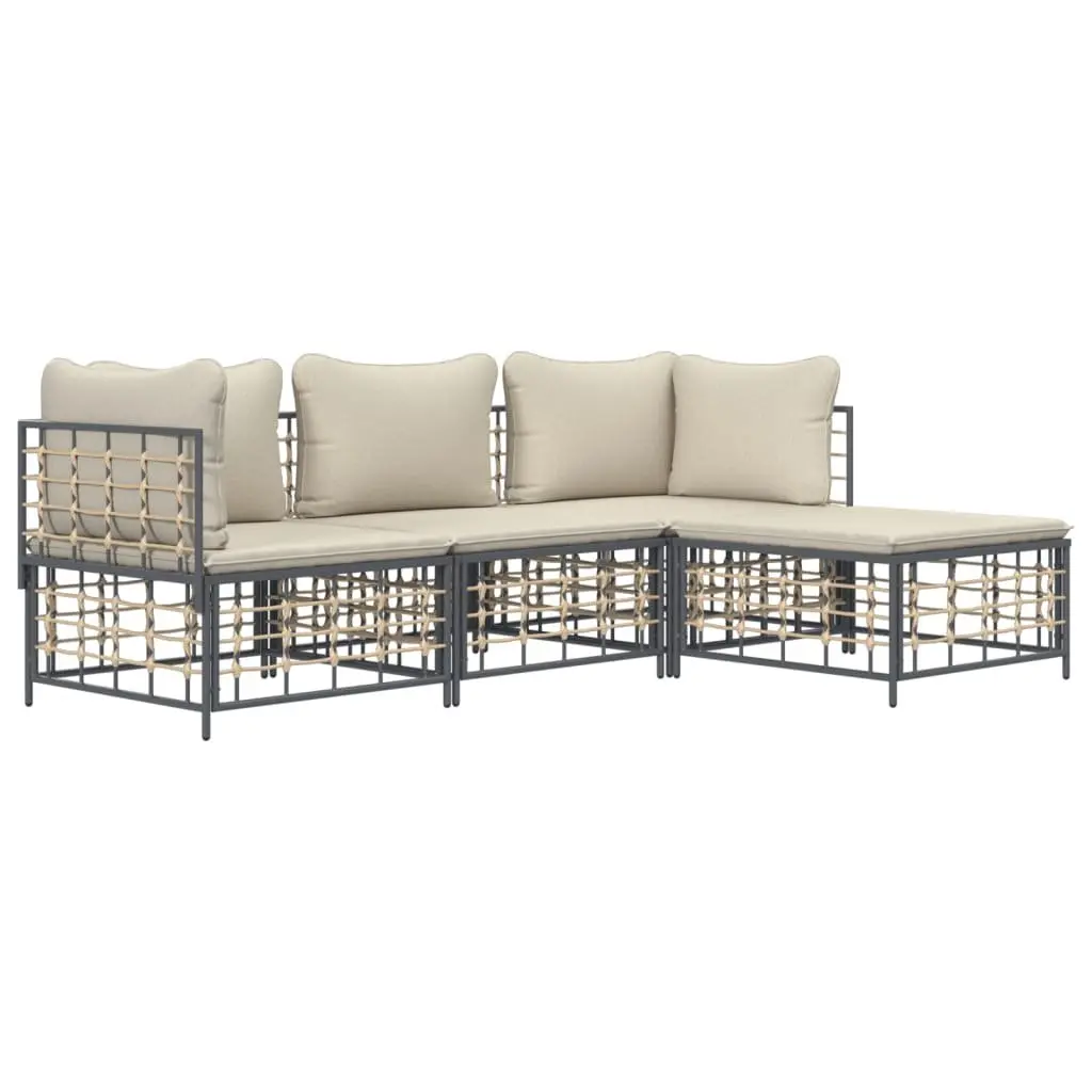 4-Piece Sectional Lounge Set