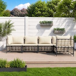 Specifications of 5 Piece Outdoor Lounge Set Anthracite
