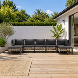 Specifications for 7 Piece Garden Lounge Set with Cushions
