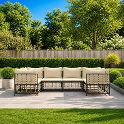 Specifications for 6 Piece Anthracite Garden Lounge Set with Cushions