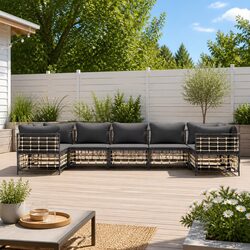 7 Piece Modular Garden Lounge Set: Specs and Details