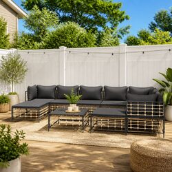 Specifications of the 10-Piece Garden Lounge Set