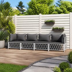 Specifications of 4-Piece Garden Lounge Set with Steel Frame