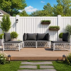 4-Piece Modular Garden Lounge Set Specifications