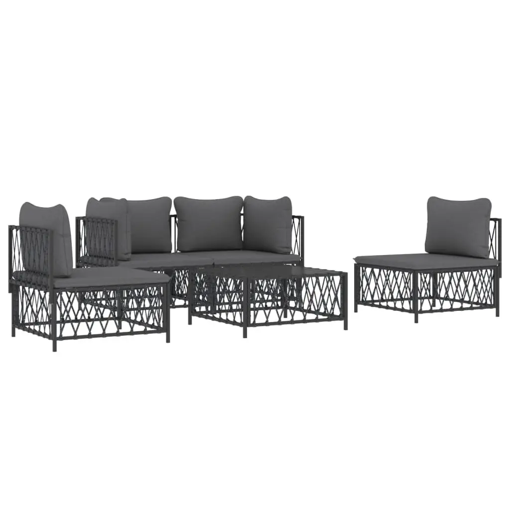 5-Piece Modular Garden Lounge Set in Anthracite