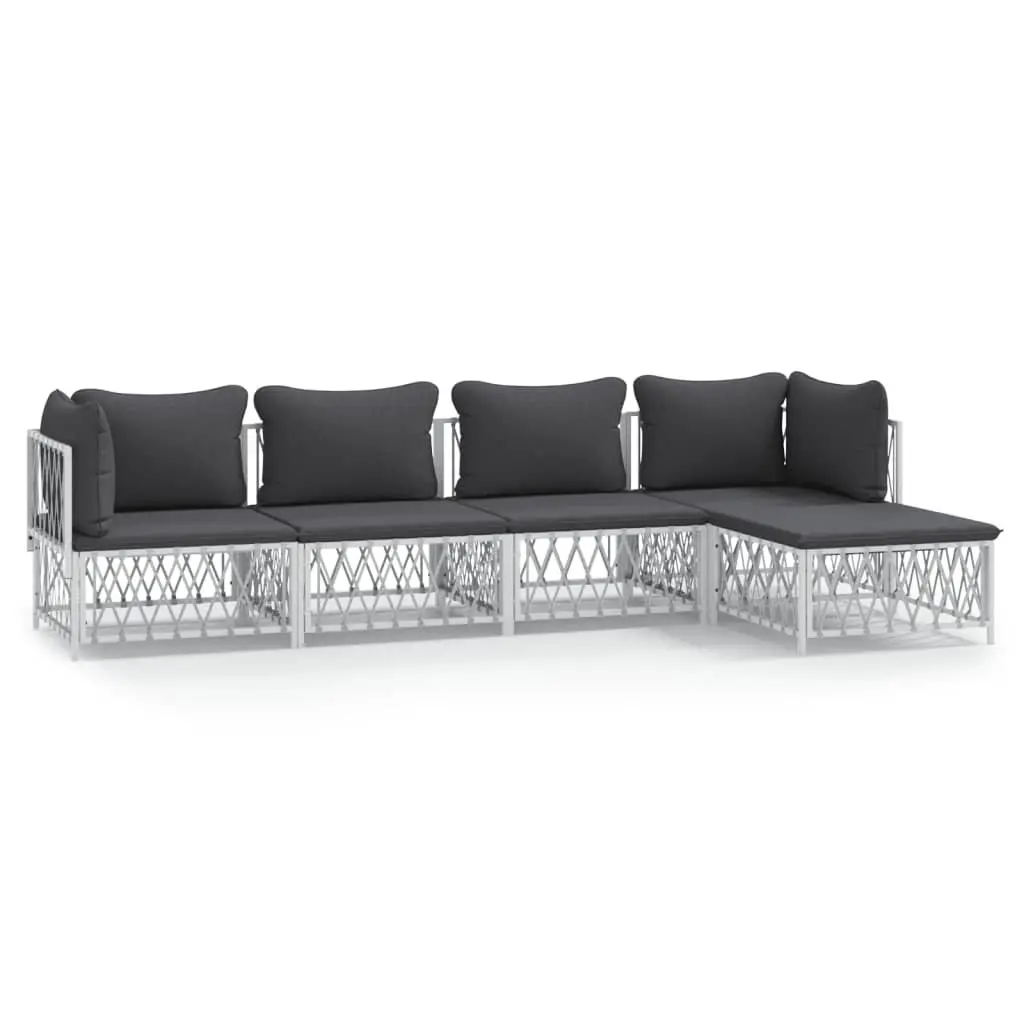 5 Piece Modular Garden Lounge Set