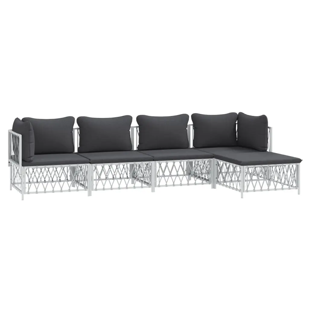 5 Piece Modular Garden Lounge Set