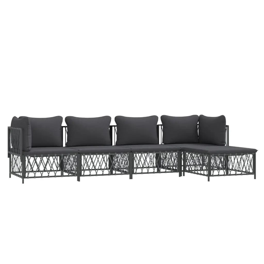 5 Piece Modular Garden Lounge Set