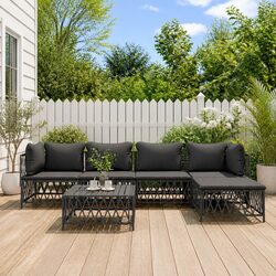 Specifications of 6-Piece Anthracite Garden Lounge Set