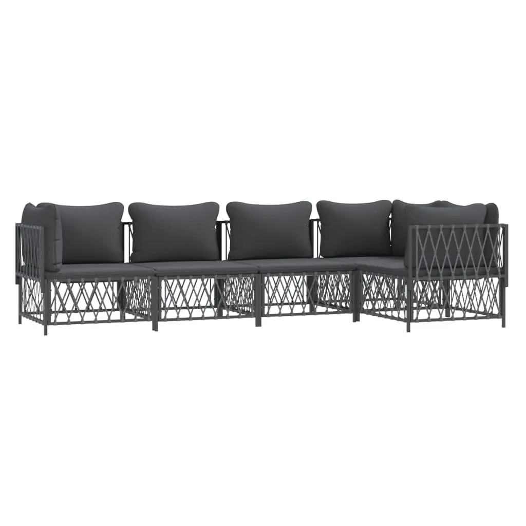 5-Piece Anthracite Lounge Set