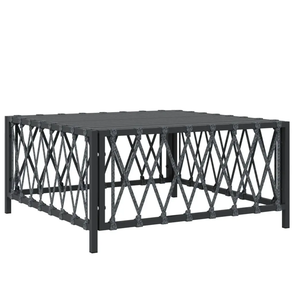 7 Piece Garden Lounge Set Outdoor Furniture Anthracite Steel Frame with Cushions