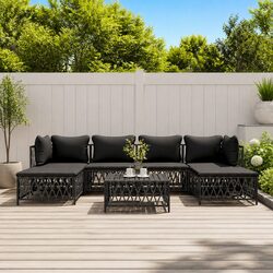 Specifications of 7 Piece Garden Lounge Set with Cushions