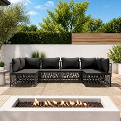 Specifications for 6-Piece Anthracite Garden Lounge Set