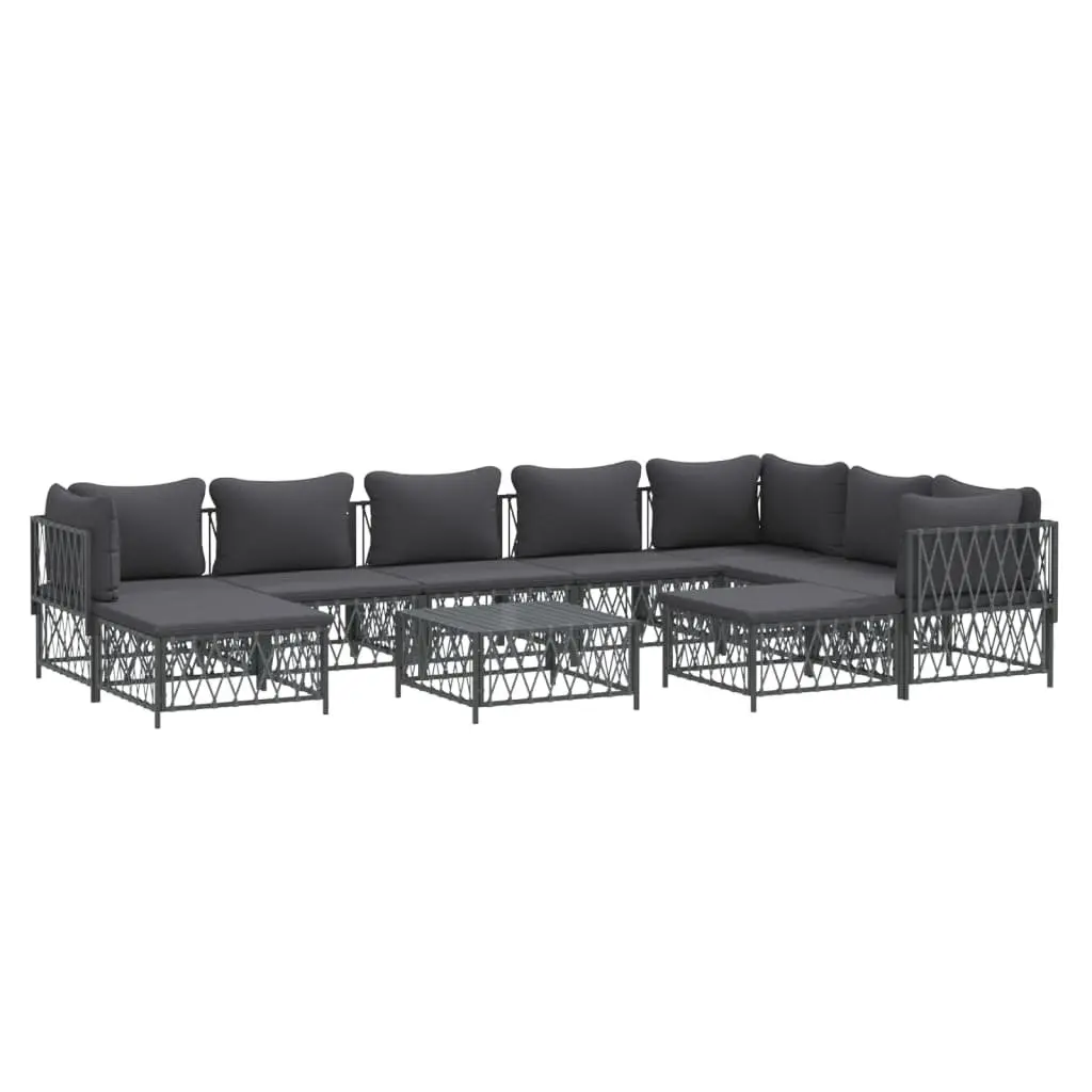 Garden Lounge Set Outdoor Furniture Modular Sofa 10 Piece