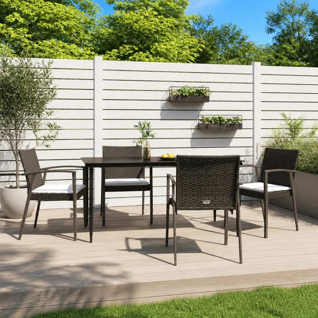 Garden Dining Set Outdoor Patio Furniture 5 Piece