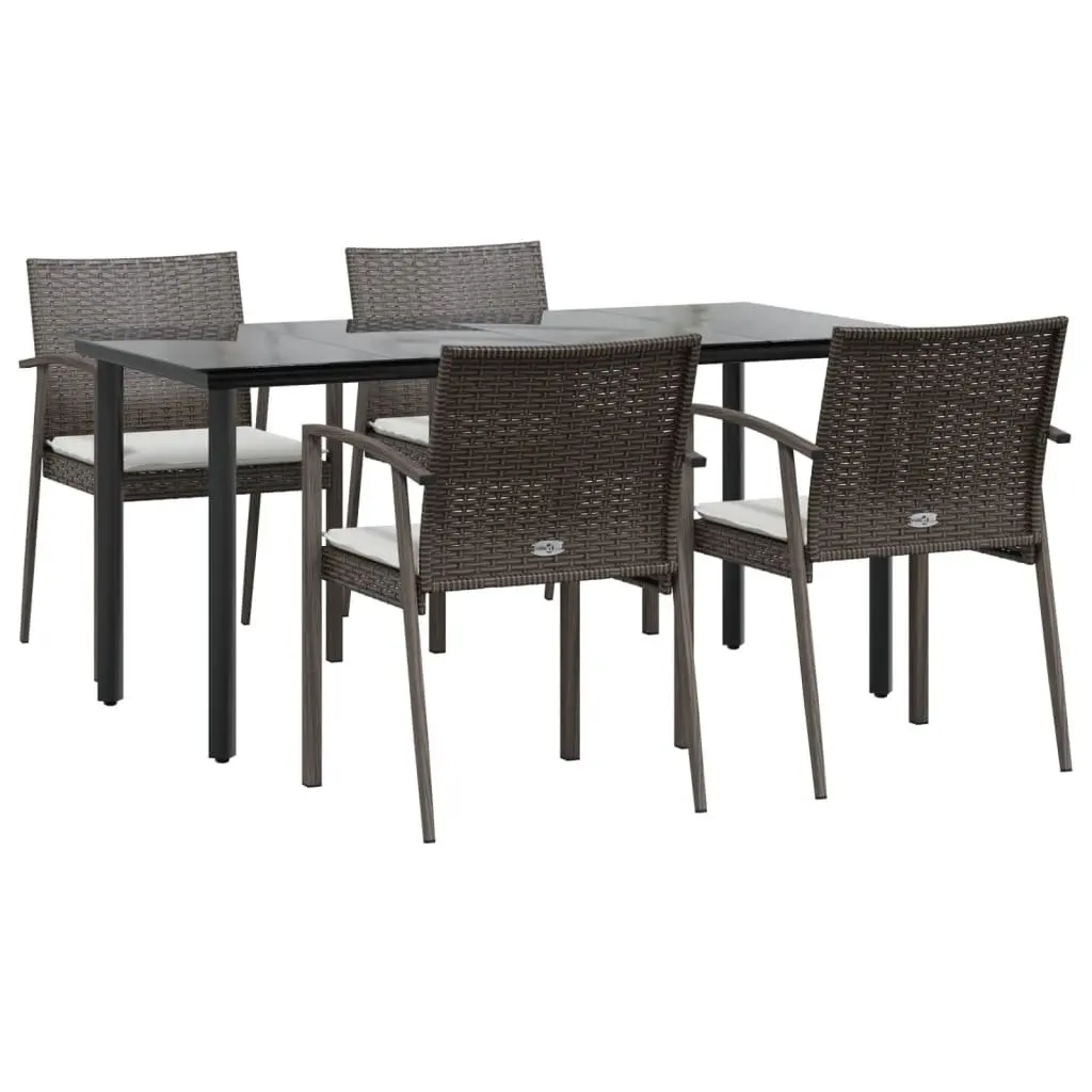 Garden Dining Set Outdoor Furniture 5 Piece Patio Table Chairs