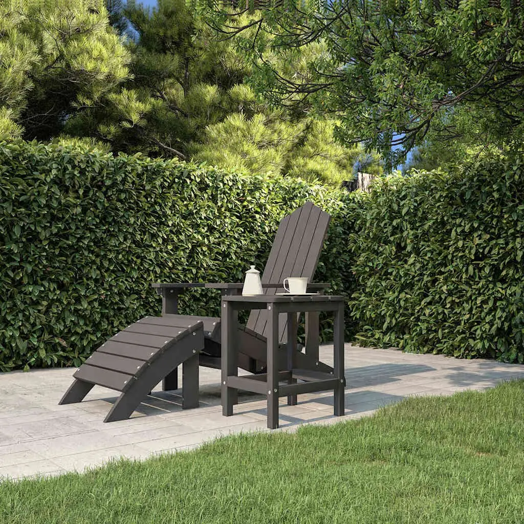 Anthracite Adirondack Side Table