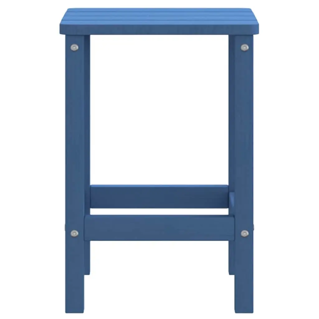 Garden Adirondack Side Table Blue Outdoor Patio Furniture Small Accent