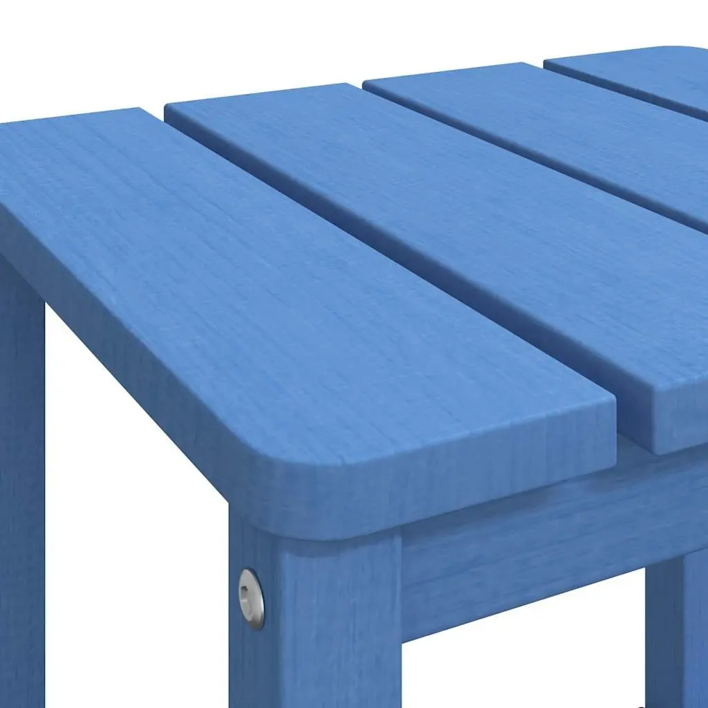 Garden Adirondack Side Table Blue Outdoor Patio Furniture Small Accent
