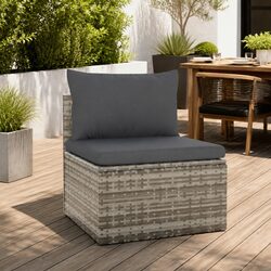 Specifications of Garden Middle Sofa with Grey Cushions